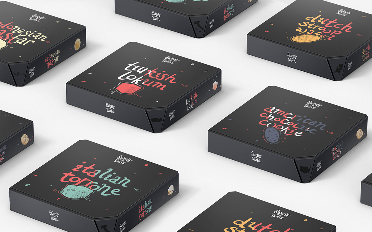 “Sweet of the World”，全球糖果食品包裝設計